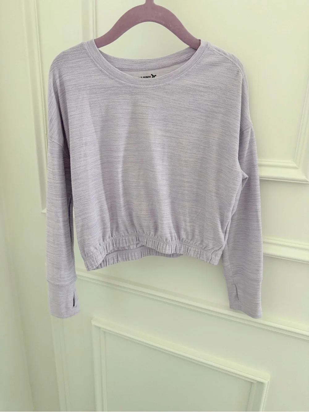 Cute Lavender Active Top